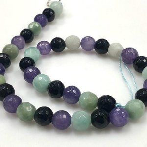 Multi Gemstone Beads Round Shape 10 mm Beads